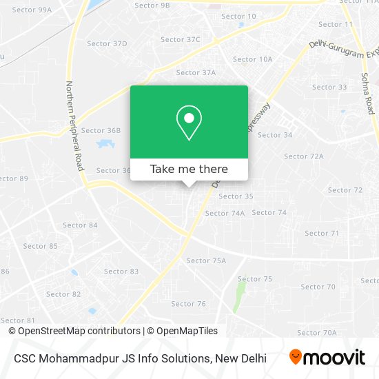 CSC Mohammadpur JS Info Solutions map