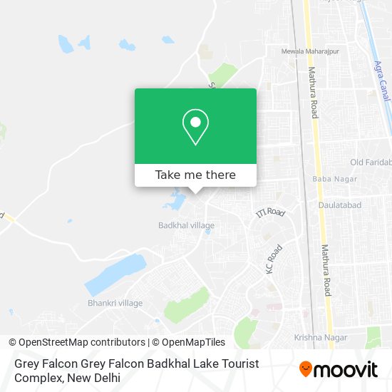 Grey Falcon Grey Falcon Badkhal Lake Tourist Complex map
