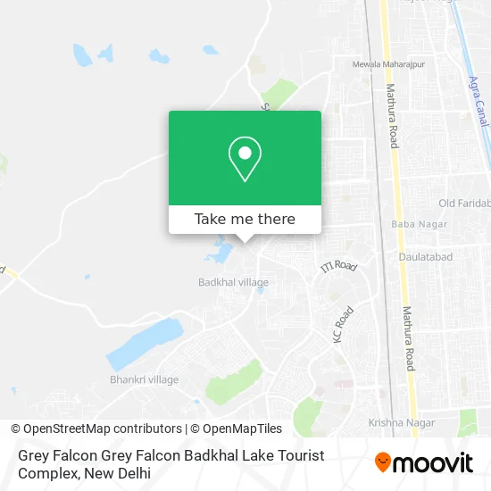Grey Falcon Grey Falcon Badkhal Lake Tourist Complex map