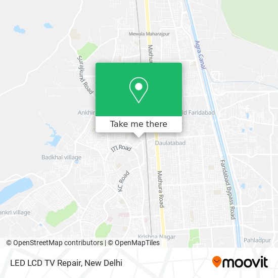 LED LCD TV Repair map