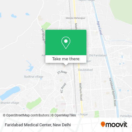 Faridabad Medical Center map