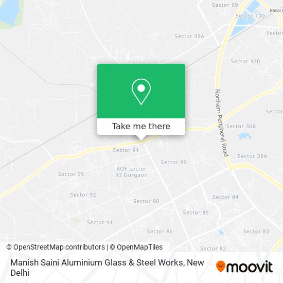 Manish Saini Aluminium Glass & Steel Works map