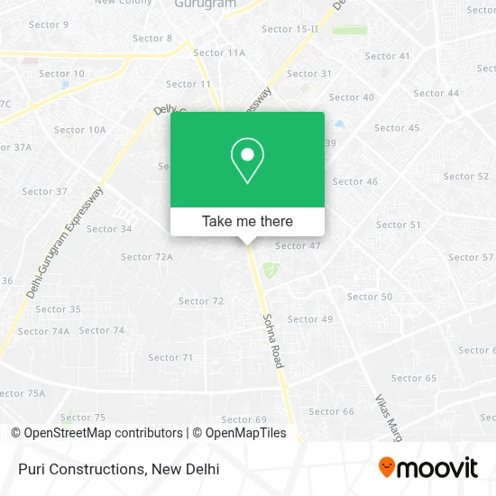Puri Constructions map