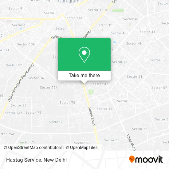 Hastag Service map