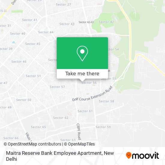 Maitra Reserve Bank Employee Apartment map