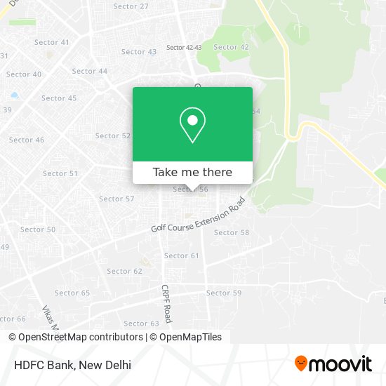 HDFC Bank map