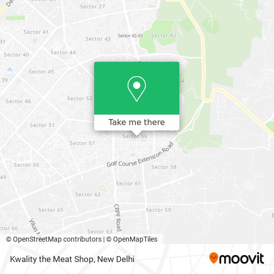 Kwality the Meat Shop map