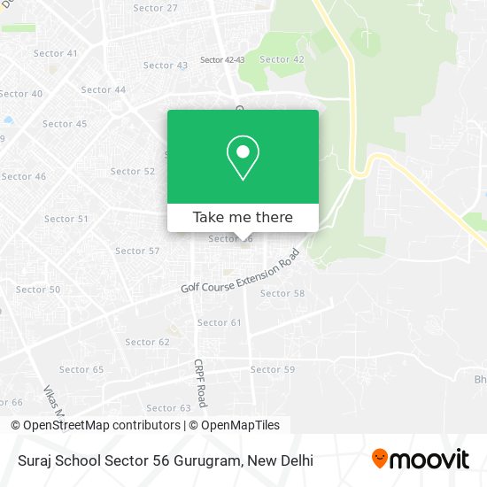 Suraj School Sector 56 Gurugram map