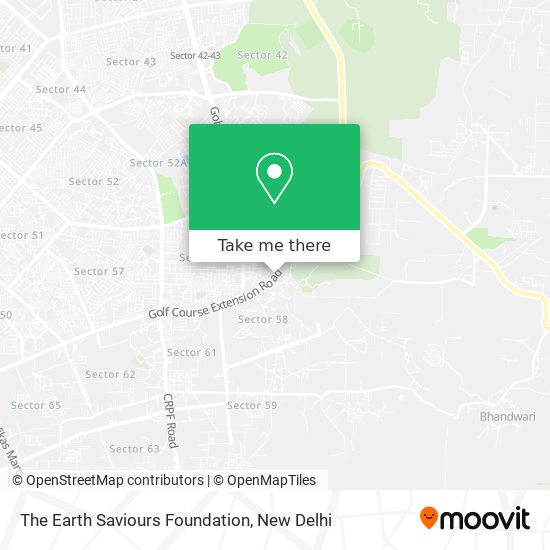 The Earth Saviours Foundation map