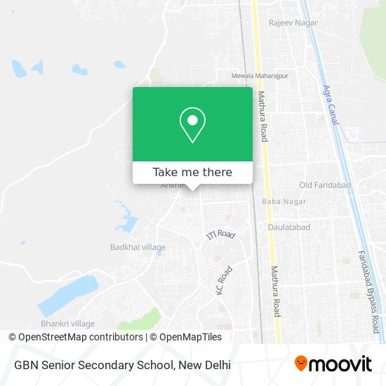 GBN Senior Secondary School map