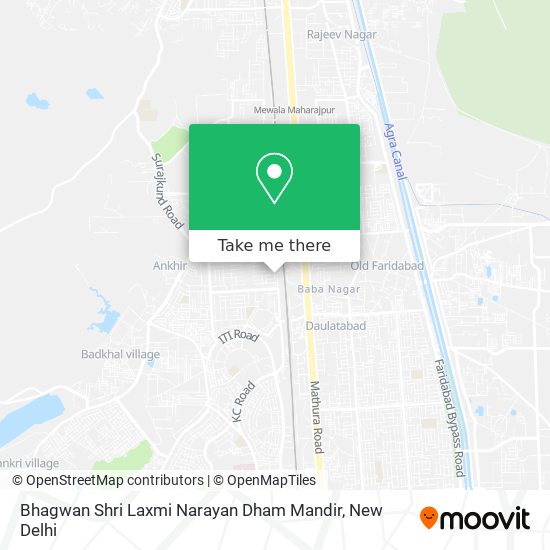 Bhagwan Shri Laxmi Narayan Dham Mandir map
