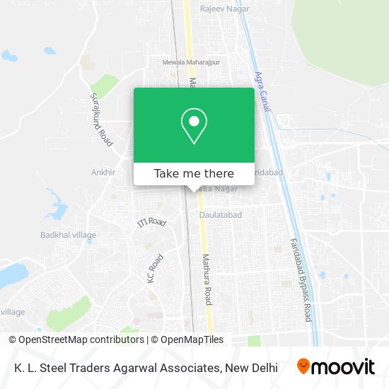 K. L. Steel Traders Agarwal Associates map
