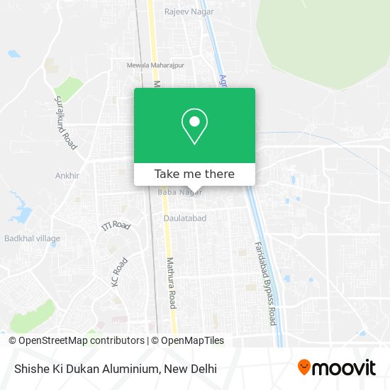 Shishe Ki Dukan Aluminium map