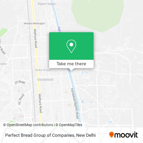 Perfect Bread Group of Companies map