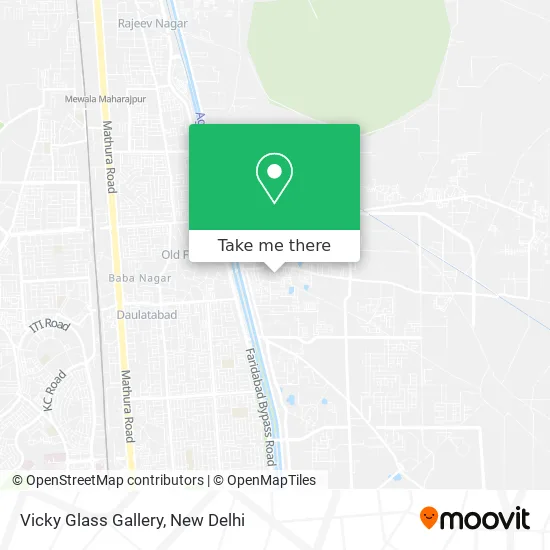 Vicky Glass Gallery map