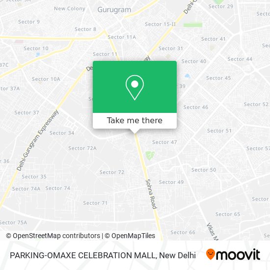 PARKING-OMAXE CELEBRATION MALL map
