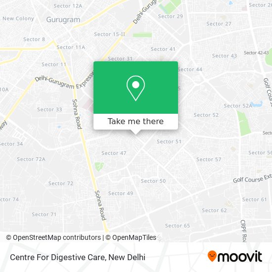 Centre For Digestive Care map