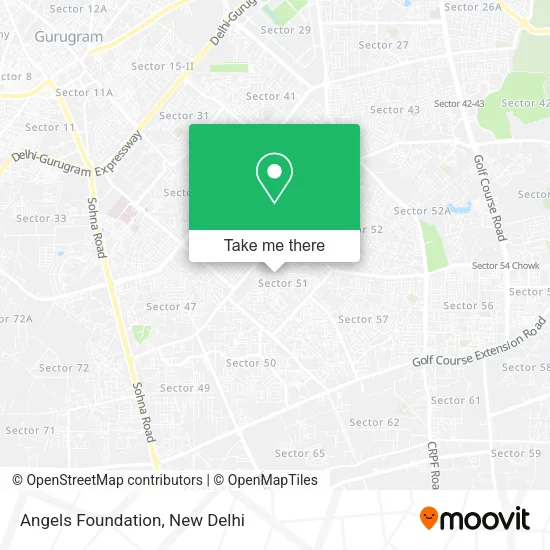 Angels Foundation map
