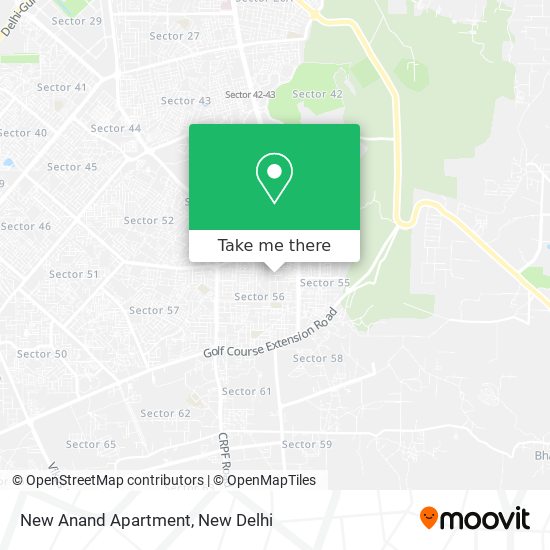 New Anand Apartment map