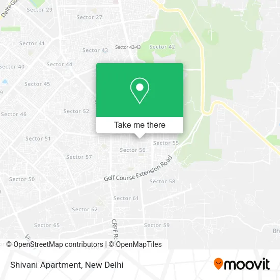 Shivani Apartment map