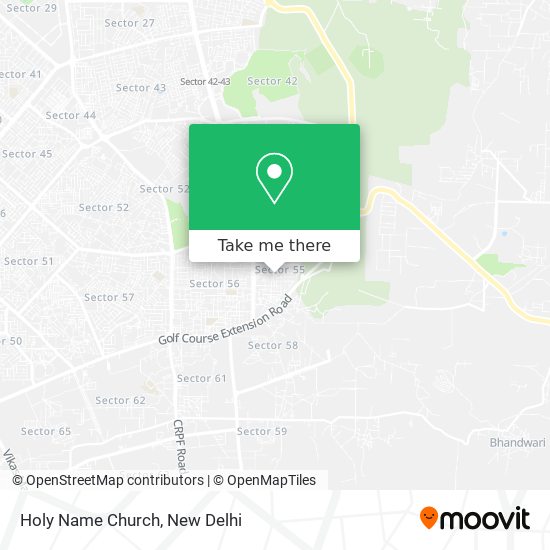 Holy Name Church map