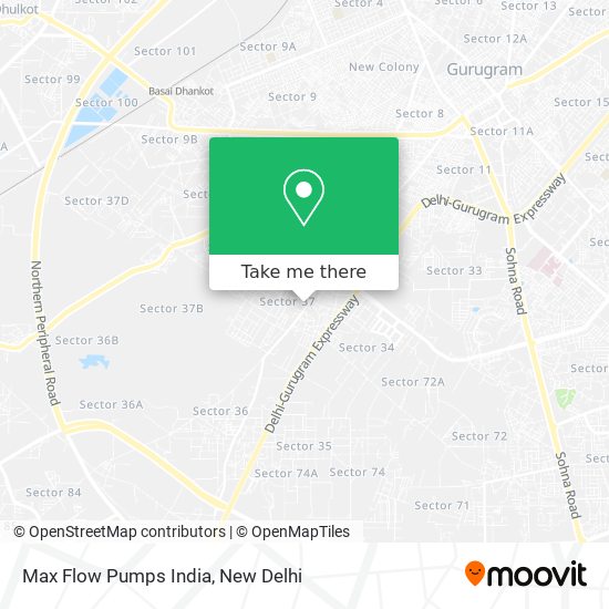 Max Flow Pumps India map