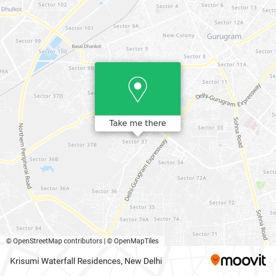 Krisumi Waterfall Residences map