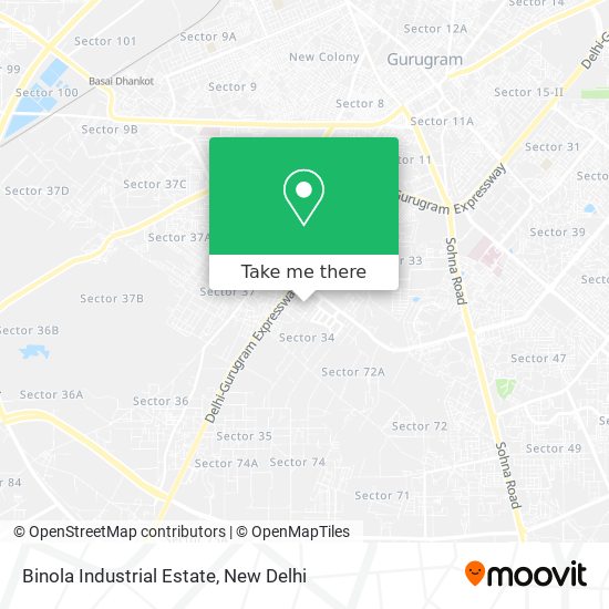 Binola Industrial Estate map