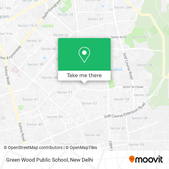 Green Wood Public School map