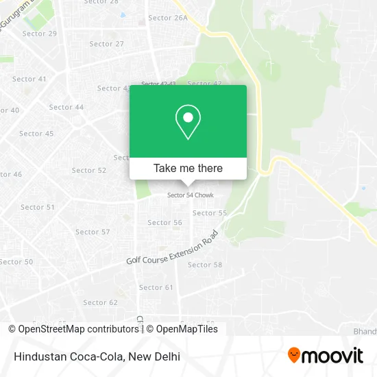 Hindustan Coca-Cola map