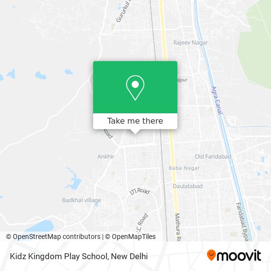Kidz Kingdom Play School map