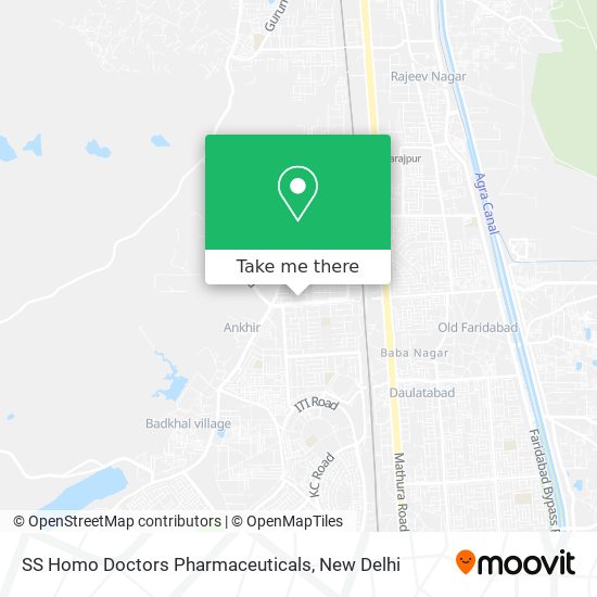 SS Homo Doctors Pharmaceuticals map