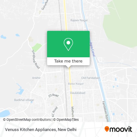 Venuss Kitchen Appliances map