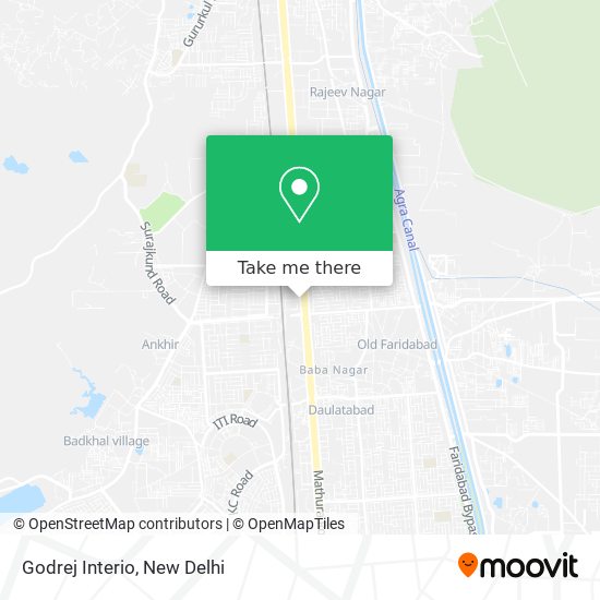 Godrej Interio map