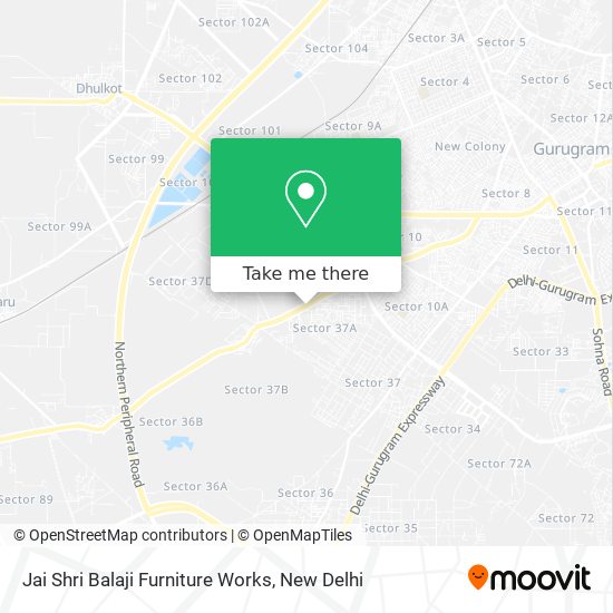 Jai Shri Balaji Furniture Works map