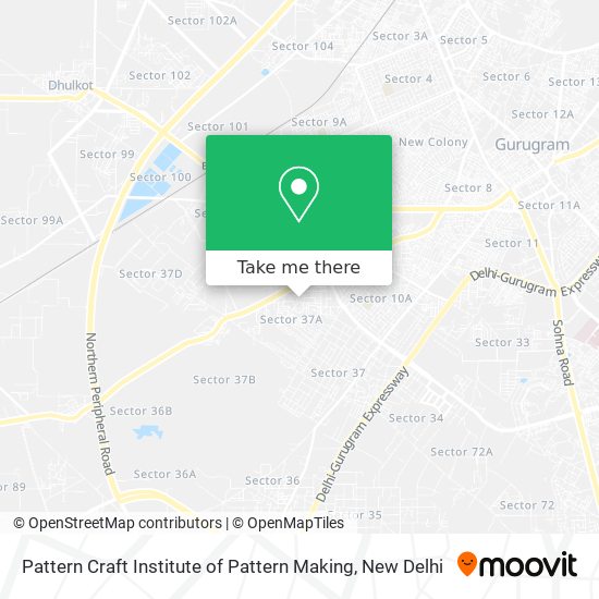 Pattern Craft Institute of Pattern Making map