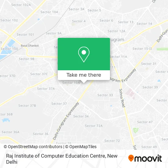 Raj Institute of Computer Education Centre map