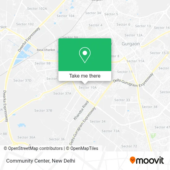 Community Center map