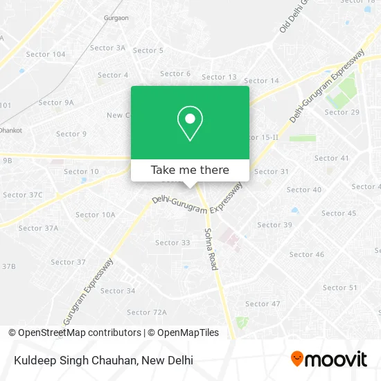 Kuldeep Singh Chauhan map