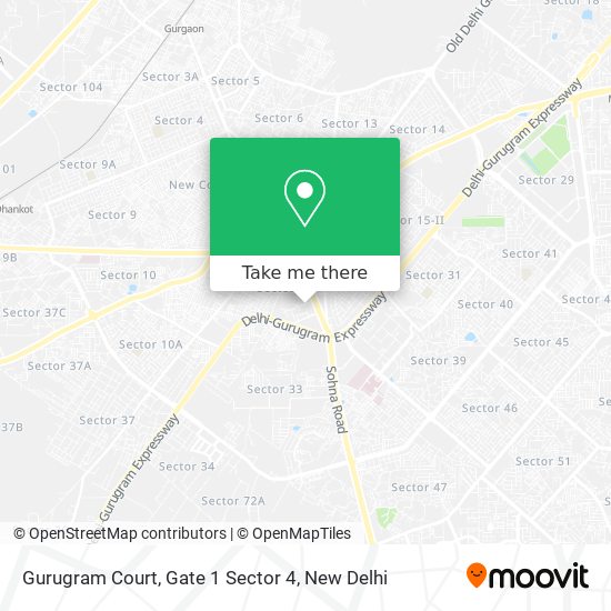 Gurugram Court, Gate 1 Sector 4 map