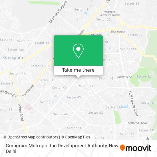 Gurugram Metropolitan Development Authority map