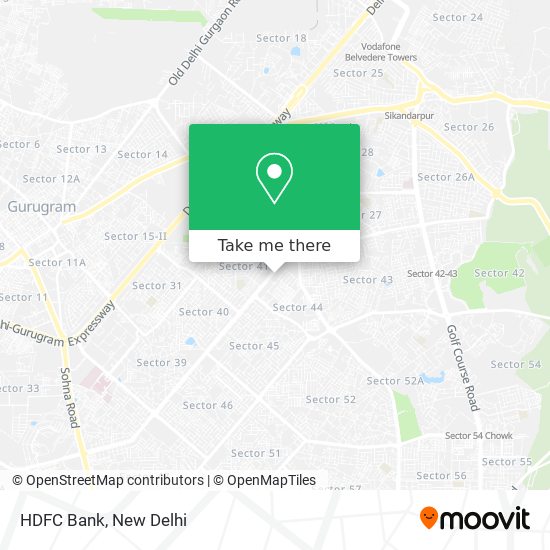 HDFC Bank map