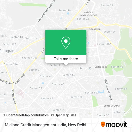 Midland Credit Management India map