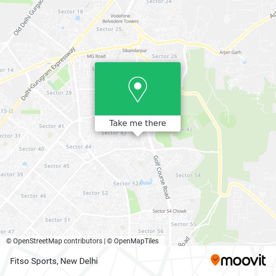 Fitso Sports map