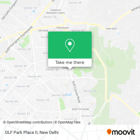 DLF Park Place II map