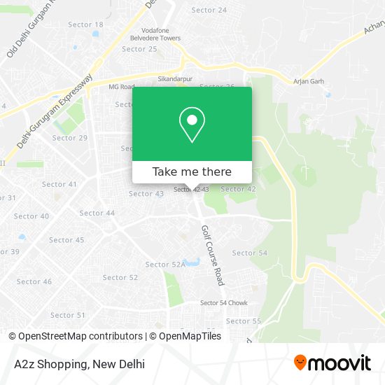 A2z Shopping map