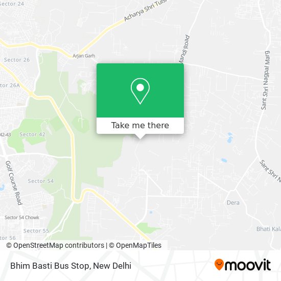 Bhim Basti Bus Stop map