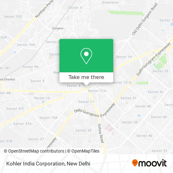 Kohler India Corporation map