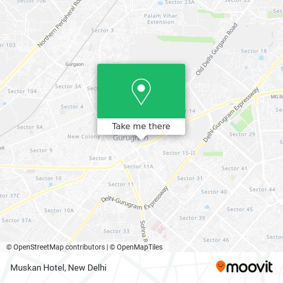 Muskan Hotel map