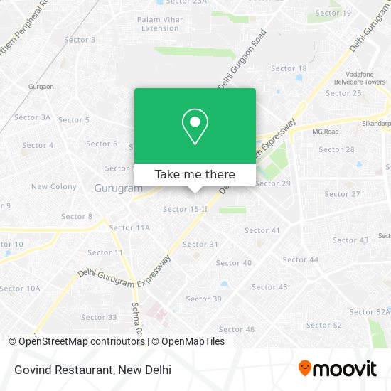 Govind Restaurant map